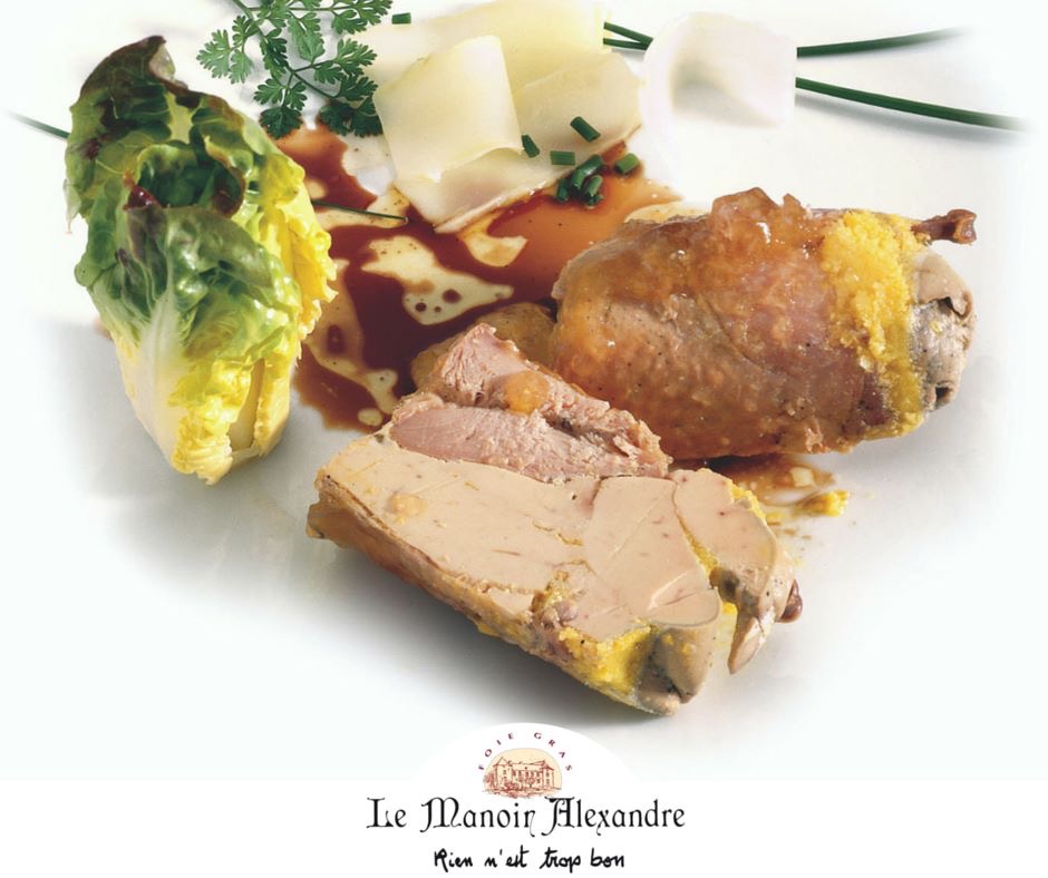 Caille farcie au foie gras