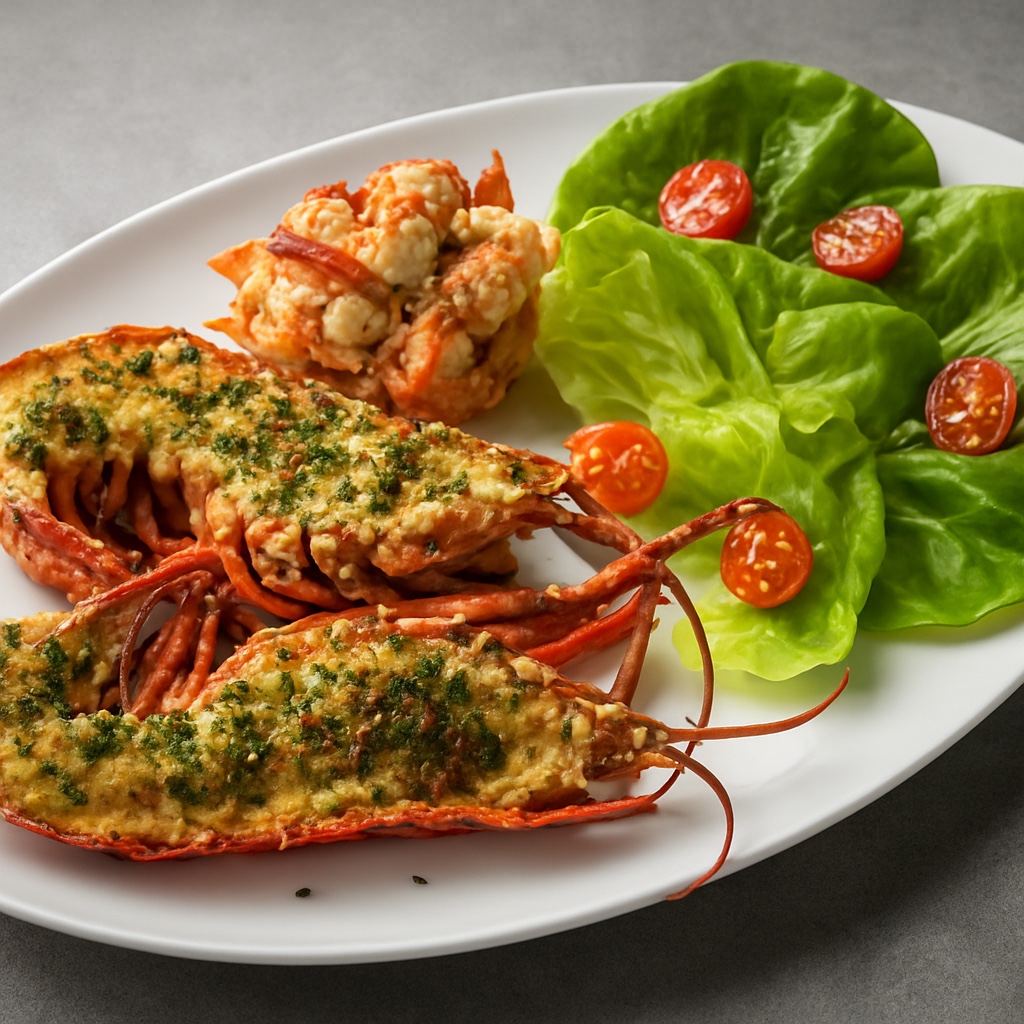 Homard au beurre d’herbes